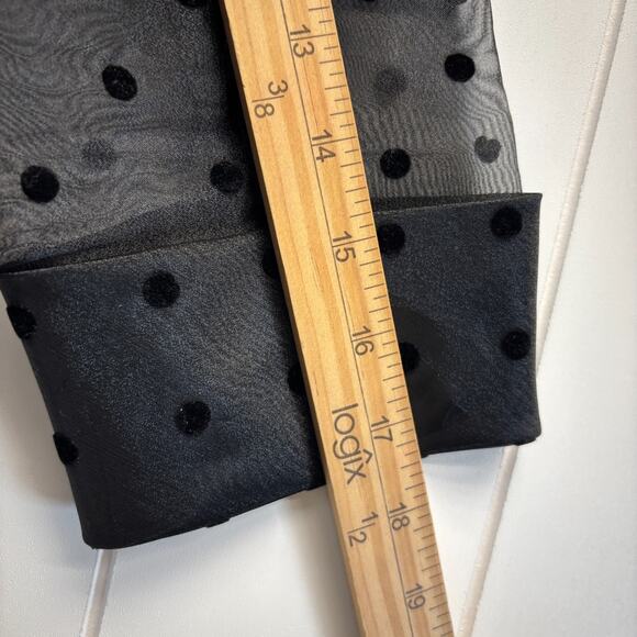 Vintage Xscape by Joanna Chen Old Money Holiday Polka Dot Top Size S Whimsigoth - Picture 7 of 7